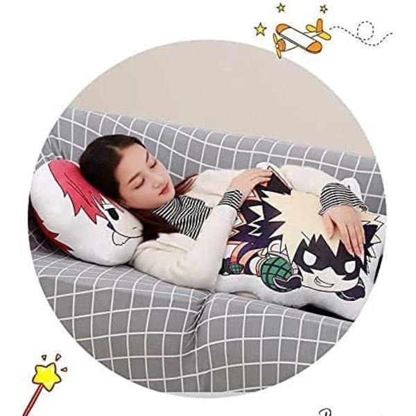 My Hero Academia Plush Toy Pillow, Todoroki Shoto (One Pc） 35cm