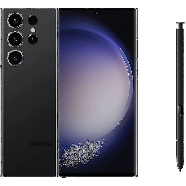 Galaxy S23 Ultra S Pen Erstatning til Samsung Galaxy S23 Ultra 5g Alle Versioner Touch Screen Pen (uden Bluetooth) + Nibber (Sort)