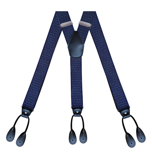 3.5cm men's suspender with buttons, sturdy, large and long, adjustable, and elastic