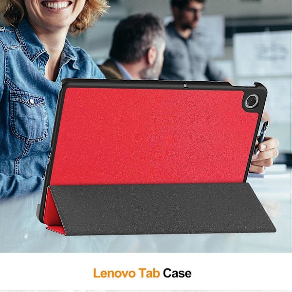 Lenovo Tab TB311FU Kotelo Pudotussuoja Nahkainen Jalusta Tabletin Suojus Monivärinen{SL} Multicolor Red