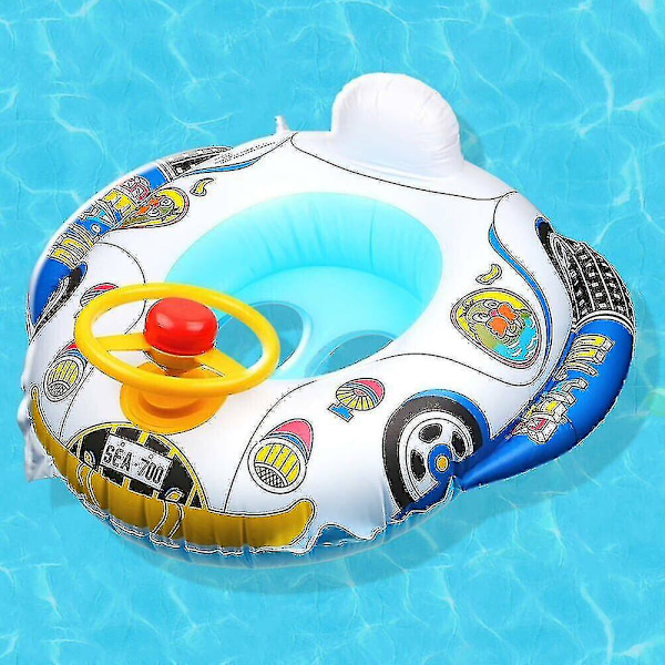 Inflatable Car Baby Ring Toddler Swimming Pool Float Seat Boat Kids Toy Water