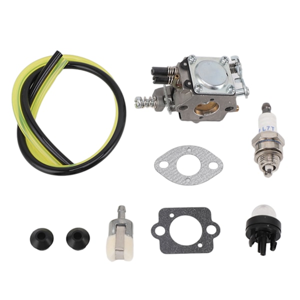 A021001700 Carburetor Tune Up Kit with Pipe Paper Pad Spark Plug for WT 946 CS 310 Chainsaw