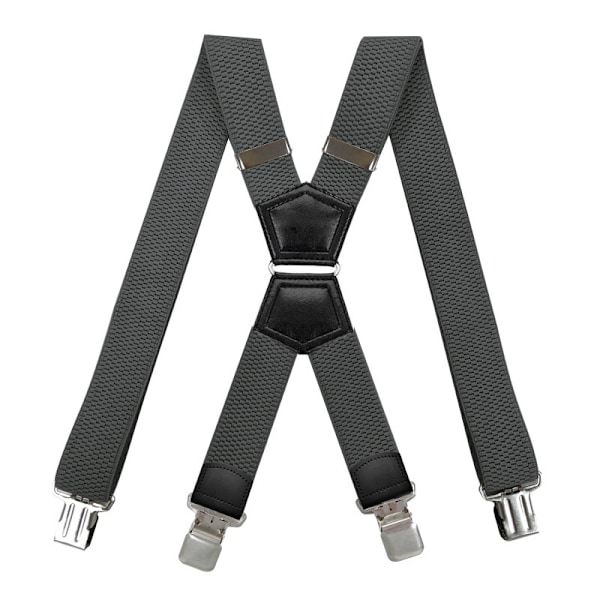 Men's suspender, sturdy clip, sturdy suspender for big shots, size one, male and female, X-shaped