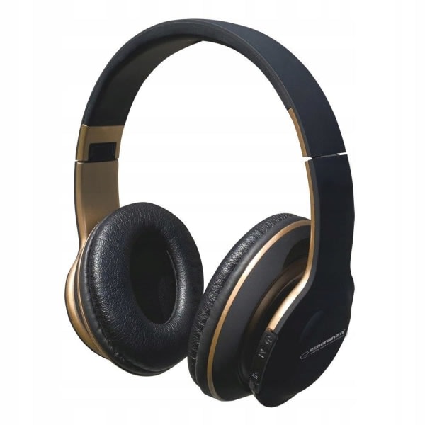 Esperanza - Stereohörlurar, Bluetooth Headset med Miofon Svart