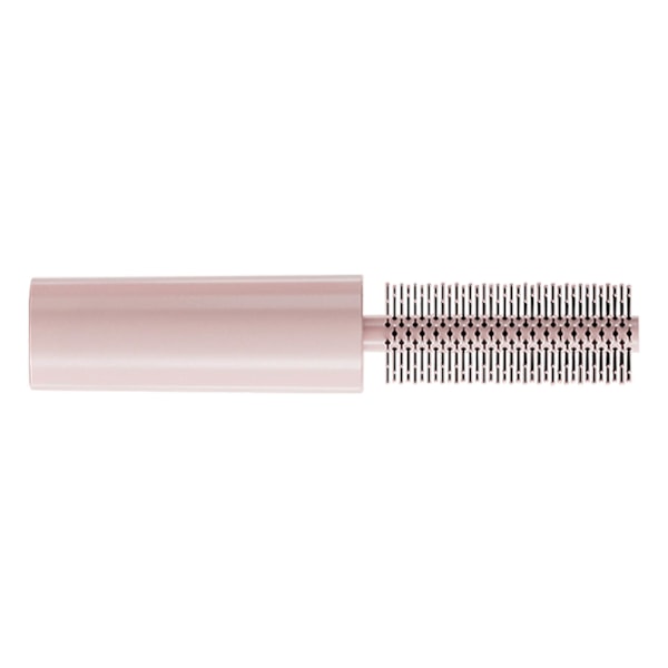 Hårkam Multi Purpose Styling Hårborste Retractable Bärbar Curling Roll Kam för Resor Rosa