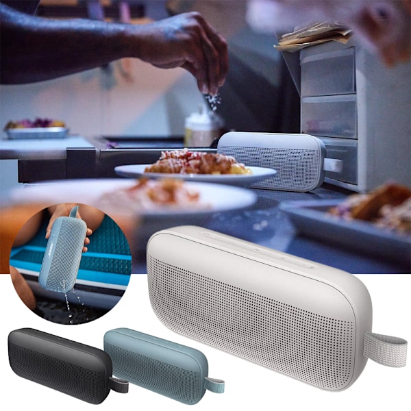 Bose SoundLink Flex Portabel Bluetooth Vattentät Högtalare Stone Audio Blå/Svart/Vit{EE] Blue