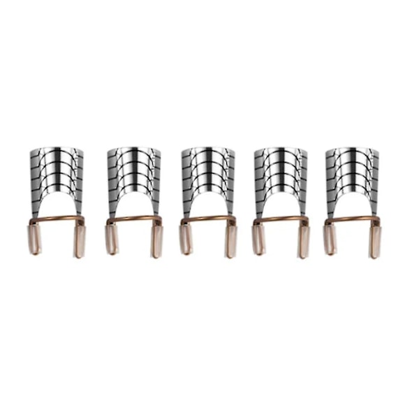 Manikyr Förlängning Fingerstöd Kristall Nagel Fototerapi Nagel Förlängning Nagel Metall Aluminium Fingerset 5st{SL}