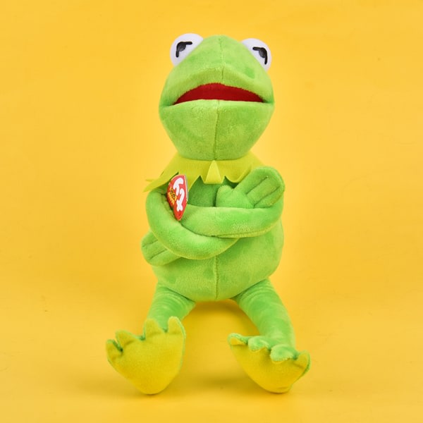 40cm Kermit The Frog Sesame Street Muppet ETT ARTIKEL Full Body Gör en one size