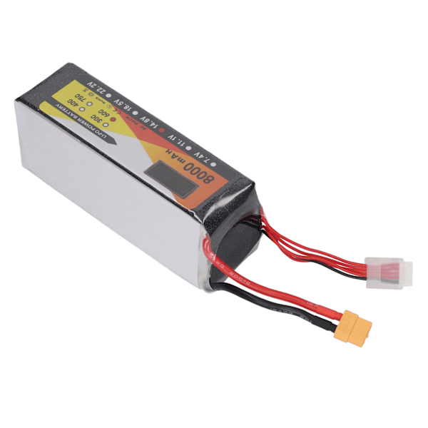 14,8 V 8000 mAh 60 C 4S Lipo-akku XT60-liittimellä, varaosa H210 RC-kilpa-autoon ja -lentokoneeseen