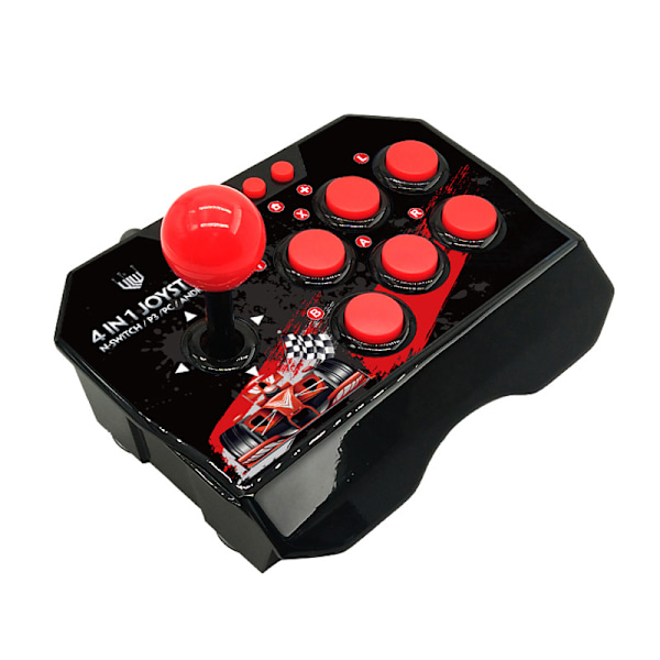 Tbest DIY Stick Joystick Tilbehør til pc-spil Fight Sticks p ms pac Man Game Controller USB 4 i 1 Switch