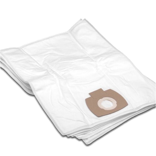 5x poser kompatible med Makita 446L, VC2010L, VC2021L, VC2511, VC2512L, VC3011L støvsuger - non-woven mikrofiber, hvid