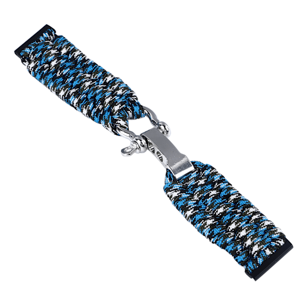 Ersättning klockarmband vävt band nylon paracord vävt handgjort klockarmband för Suunto 7 9 D5i 24mm Ocean