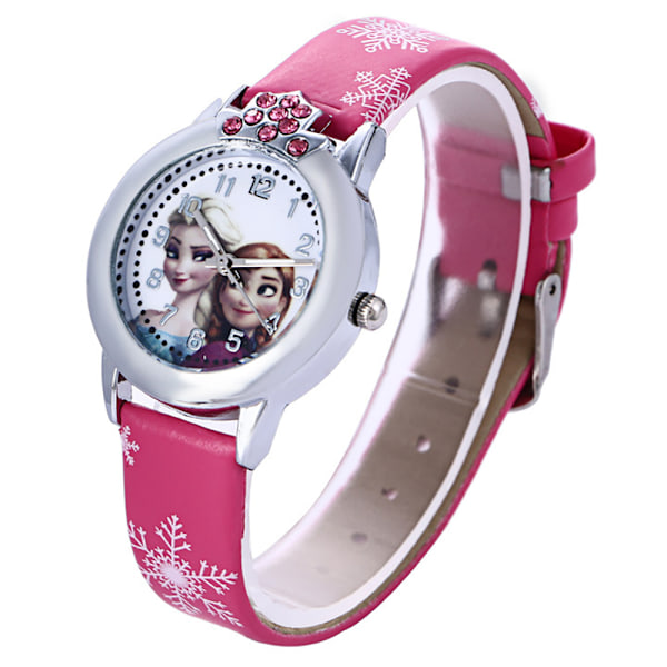 Frozen Snowflake Elsa Anna Princess Smartwatches til børn pink