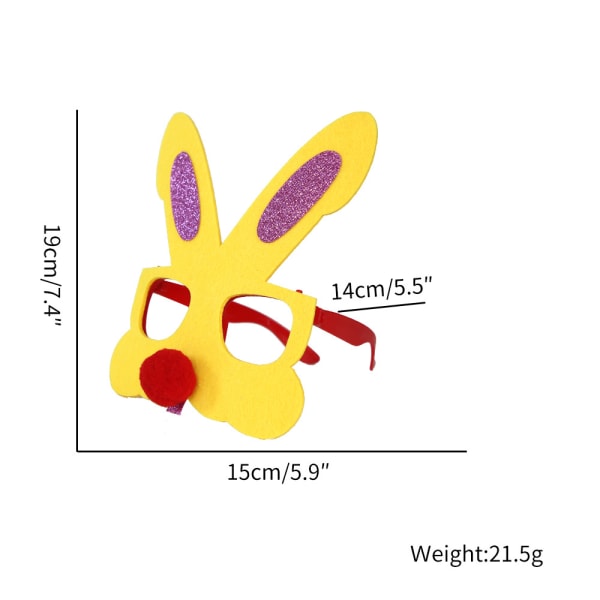 Easter Glasses Frame Easter Bunny Carrot Egg Frame Easter Bunny