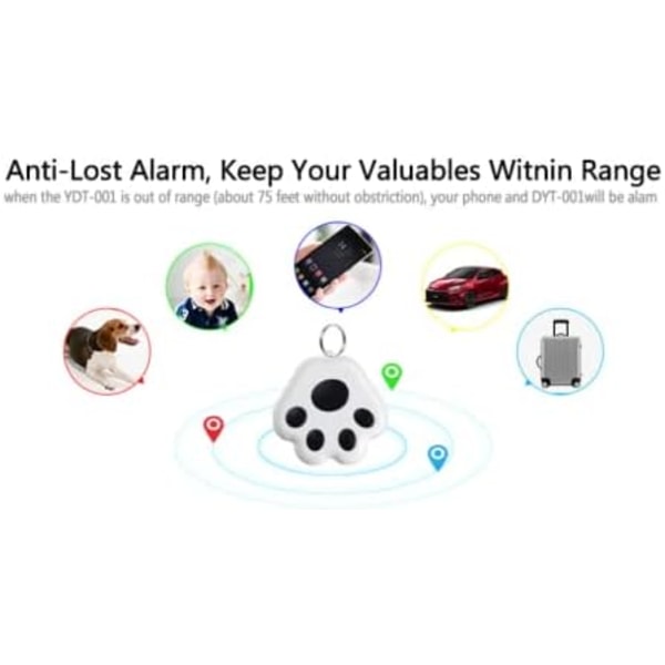 Mini GPS-tracker för katt/hund, Bluetooth-tracker för husdjur