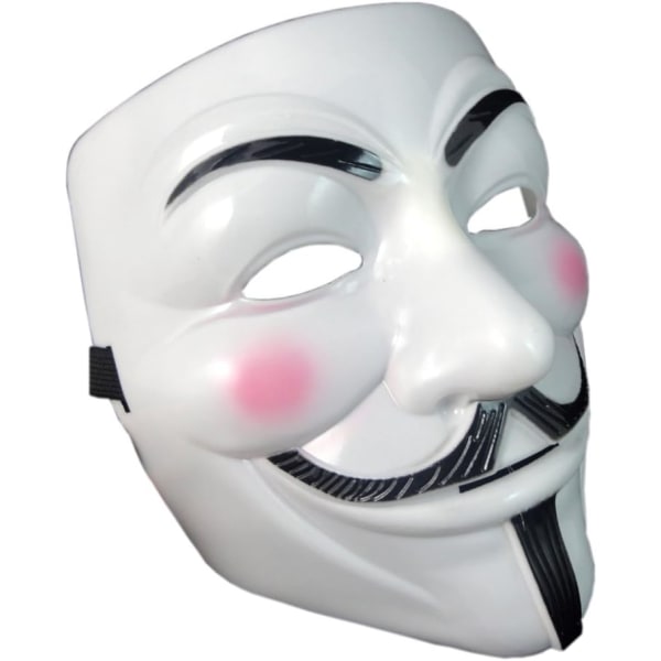 OnceAll V för Vendetta Guy Fawkes Ansiktsmask Fancy Halloween Cosplay