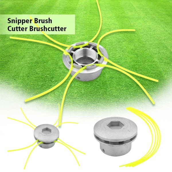 Universaali alumiininen trimmeripää Trimmeripäät Siimasetti Ruohoharjakoneen lisävaruste