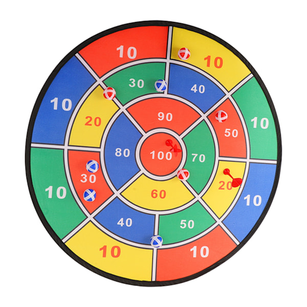 Dartbræt Legetøj Stor Størrelse Rig Farve Øvelse Koordinationsevner Børn Dartbræt Spil Sæt med 8 Klæbrige Bolde 6 Pile