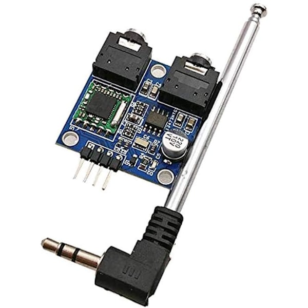 TEA5767 Stereo FM-radiomodul med 76-108MHZ Teleskopantenn för Arduino