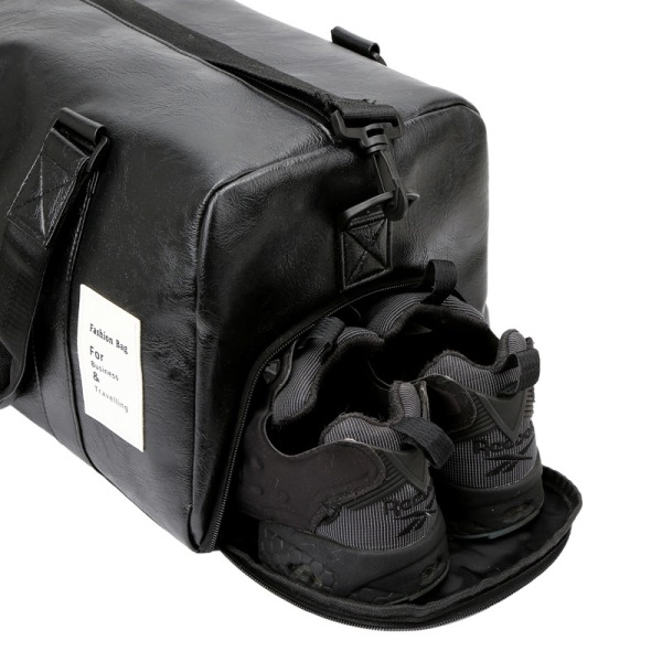 Resväska gympapåse träningsväska för män och kvinnor Brown