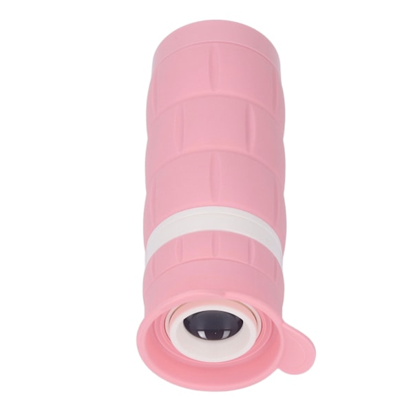 Kids Monocular Telescope High Magnification HD Low Light Lens Eye Protection Telescope Toy for Boys Girls Pink