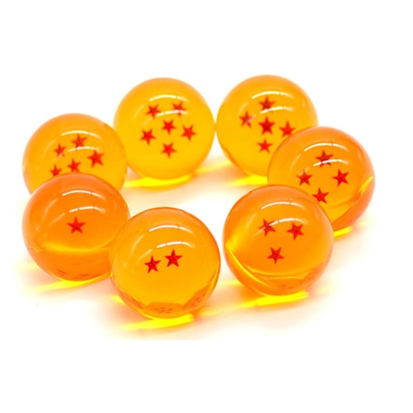 7kpl Dragon Ball Z Anime Tähtiä Kristallipallo Kokoelma Cosplay Rekvisiitta Lasten Lelu Lahjapakkaus