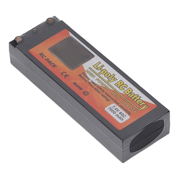 Li Poly RC-akku 2S 60C 7000mAh 7,4V Li Poly -akku XT60-pistokkeella 1/10 1/8 automalliin