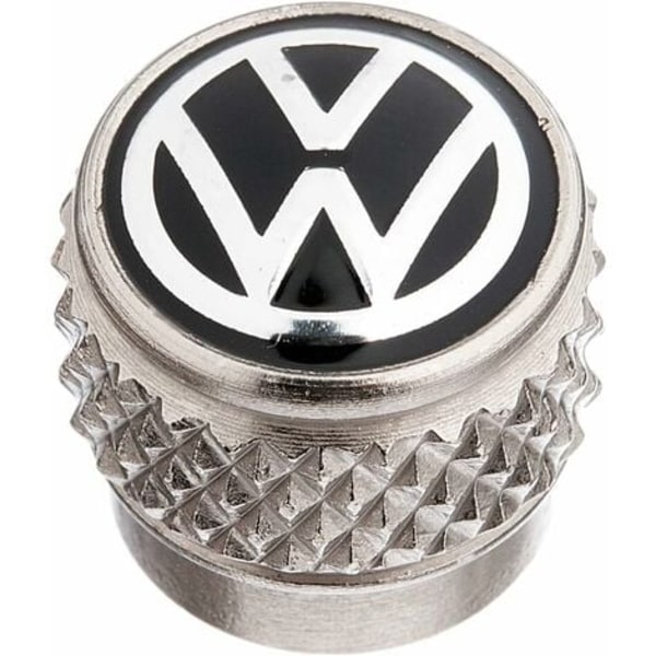 Volkswagen 000071215D - Ventilkapper med VW-logo - Til gummi- og metalventiler, 4 stk.