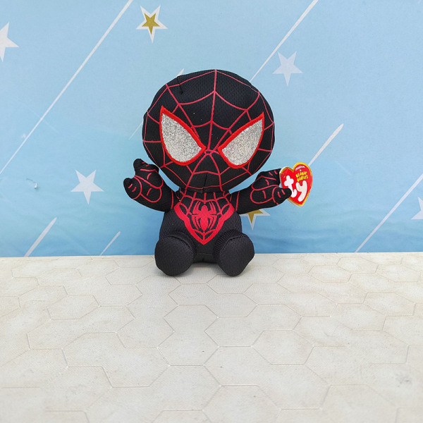 Plyschleksaker Lilla Spider-Man Söt form Black 15CM