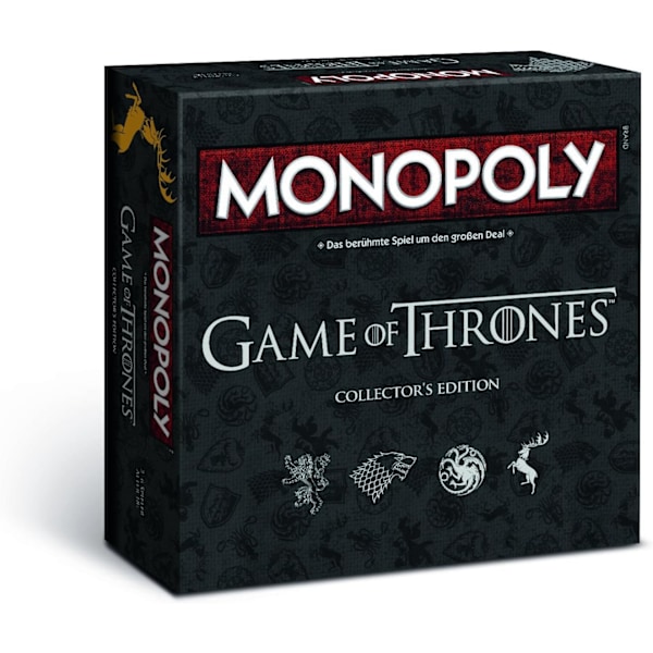 Monopoly Game of Thrones Collector's Edition - Spillet for den populære serie 6 spillere