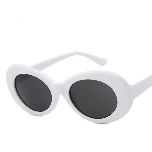 Trendiga fashionabla solglasögon med rund båge