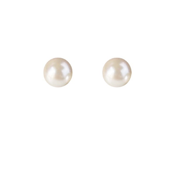Pearl temperament vintage öronklämmor för kvinnor utan öronhål 10mm