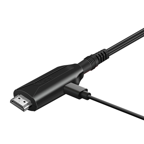 Uusi tyylinen HDMI-SCART-kaapeli 1 metrin pituinen suora liitäntä