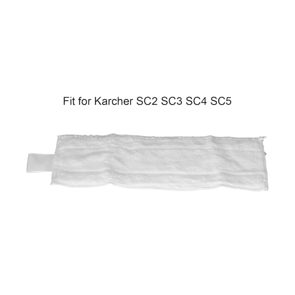 5 stk. Genanvendelige Mikrofiber Mop Pad Gulv Dampmop Tilbehør Passer til Karcher SC2 SC3 SC4 SC5