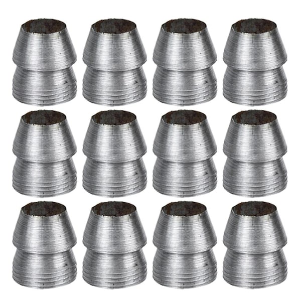12 kpl kirveen kiiloja 13 mm metallinen kirveen varren kiila kiilavasaran vahvike kiilavasaran asennustarvikkeet hopea Silver 1.50X1.30X1.30CM