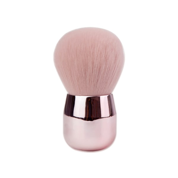 Foundation borste, stor rosa pulverborste platt välvd premium hållbar Kabuki makeup borste Perfekt