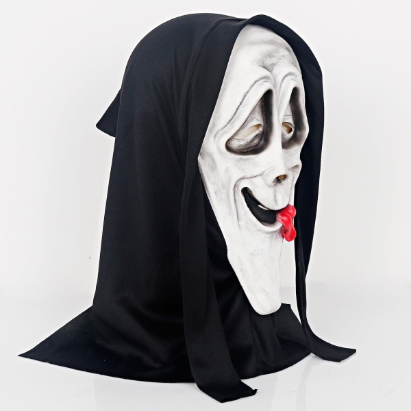 keland Pelottava Ghostface-naamio Scream-naamio Creepy Halloween Cosplay-rekvisiitta