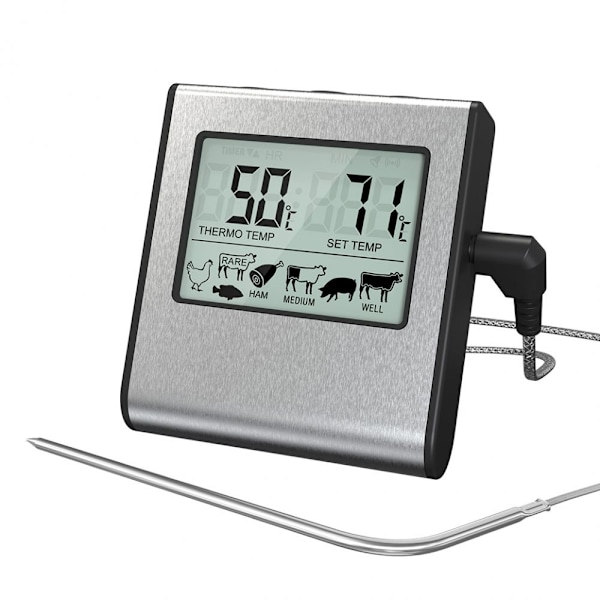 Digitalt stegetermometer ovntermometer kødtermometer{EE}