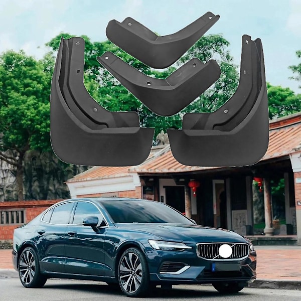 Högkvalitativa stänkskydd för Volvo S60 2020 2021 2022 2023 - Smutsskydd Stänkskärmar Anti-stänk Skärm Fram Bak Hjul Biltillbehör
