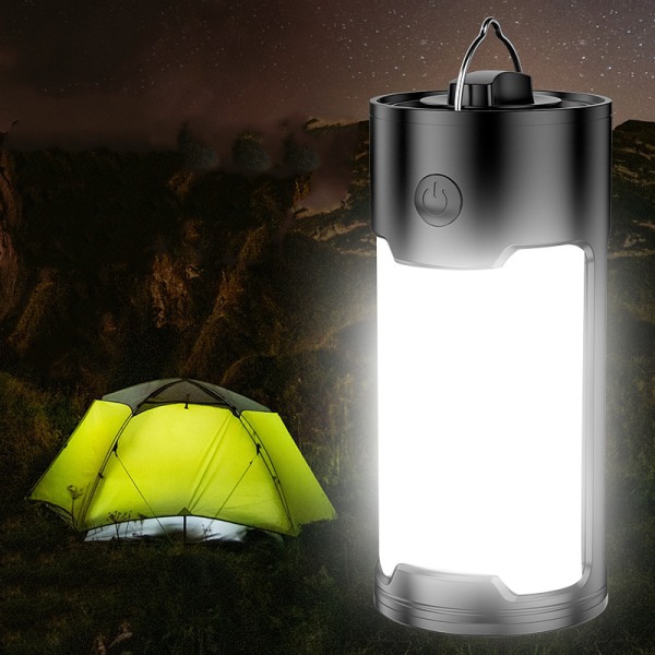 LED campinglykta, uppladdningsbar med vattentålig