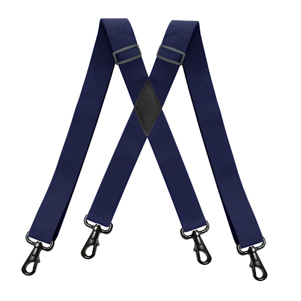 Knight strap with 4 elastic X-shaped strap clips, sturdy zipper and adjustment, strap