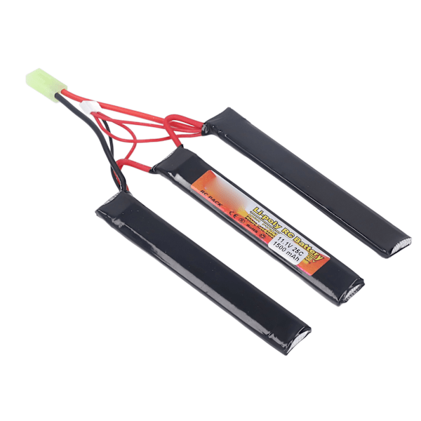 1500mAh Lipo-batteri 25C urladdningshastighet 11,1V 3S litiumkoboltoxider RC-batteri för Tamiya-kontakt