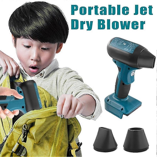 Mini Jet-Dry Puhallin Kannettava Johdoton Harjaton Pölynimuri Monitoiminen 4 Tilaa Sähköinen Ilmapuhallin For Makita
