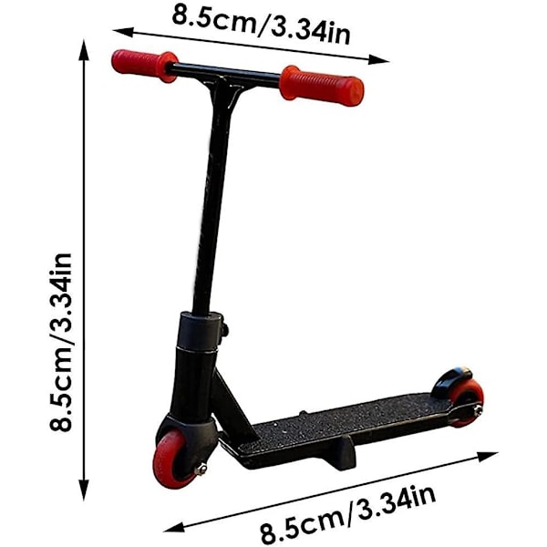 9-delt skatepark-sæt til fingerboard, mini finger skateboard og rampe