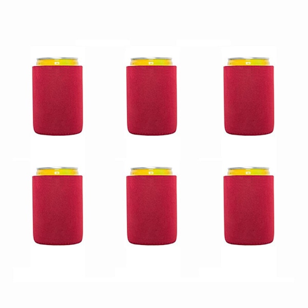 6-pack Ölkylare/Hylsor Mjuka Isolerande Återanvändbara Hållare Oath