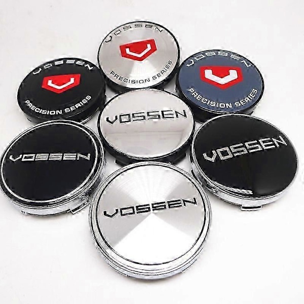 st 60mm Vossen Hjulcenter Navkapsel Bilfælge Støvtæt Beskyttelse Navkapsler 56mm Emblem Biltilbehør G