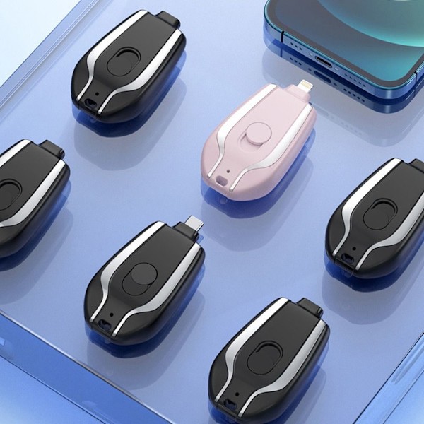 Kannettava Powerbank Hätälaturi PINKKI TYYPPI-C TYYPPI-C