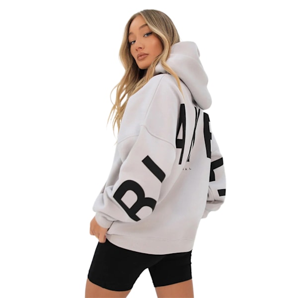 Blakely Hupparit Naisten Pitkähihainen Collegepaita Rento Paita Valkoinen Valkoinen Valkoinen Valkoinen White XL