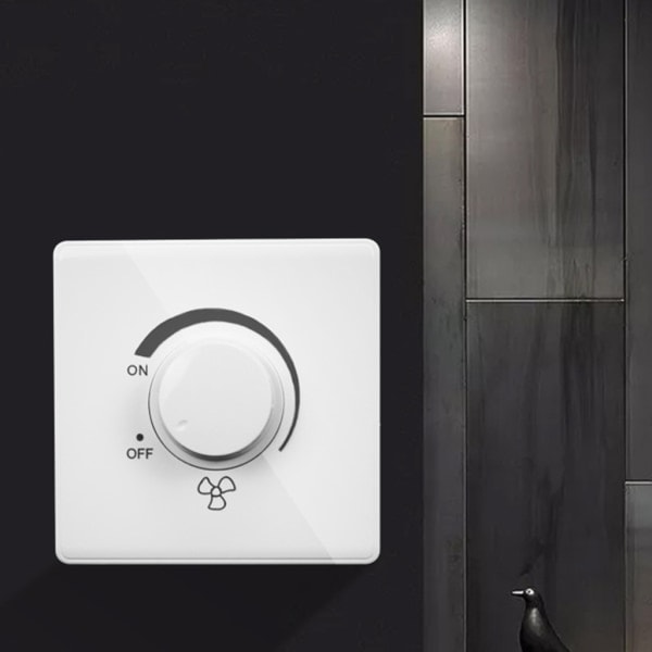 86 Typ Takfläkt Justering Steglös Hastighetsregulator Väggströmbrytare 220V 10A Dimmer Ljusströmbrytare Ljuskontroll