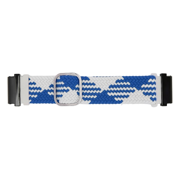 Replacement Watchband Adjust Size Sweat Proof Nylon Weaving Watch Strap for T REX 2 Ultra Blue White